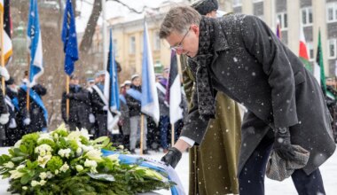 GALERII ⟩ Vabadussõjas langenuid mälestati vaikuseminutiga