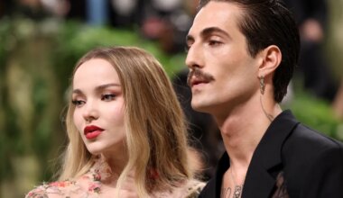 FOTOD ⟩ Eurovisioonil paljud naised ära võlunud Måneskini solist kihlus endise Disney staariga