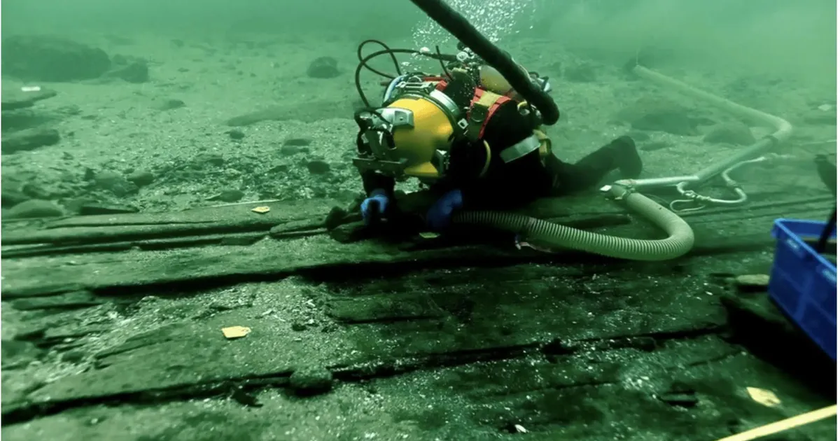 Taani vetest leiti suurima keskaegse kaubalaeva vrakk