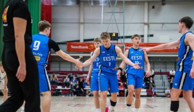 Läti talendi viskekontsert rikkus Eesti korvpallinoorte koduse võidupeo