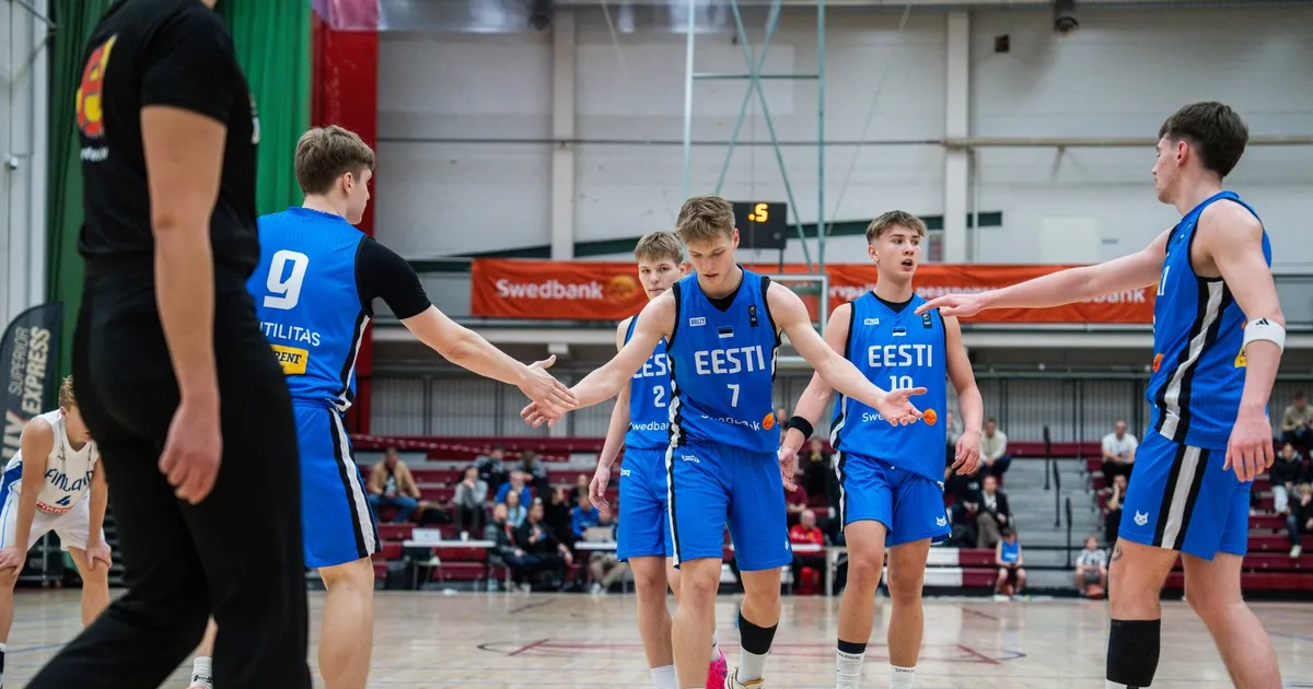 Läti talendi viskekontsert rikkus Eesti korvpallinoorte koduse võidupeo