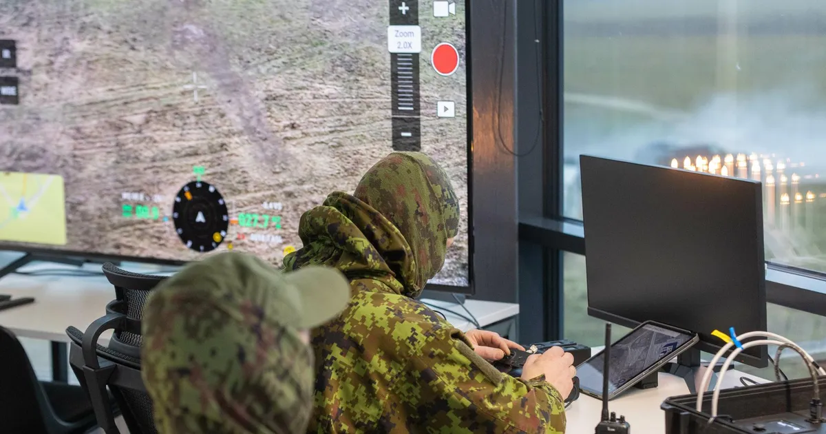 Kaitseväe droonide ja droonitõrje õpe käib täies hoos