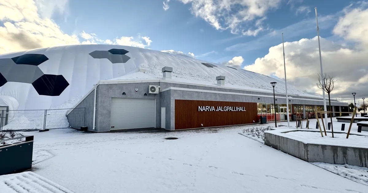 Narva jalgpallihall jääb esialgu suletuks