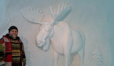 Valgamaa mehe loodud kunst kaunistab Norra lumehotelli