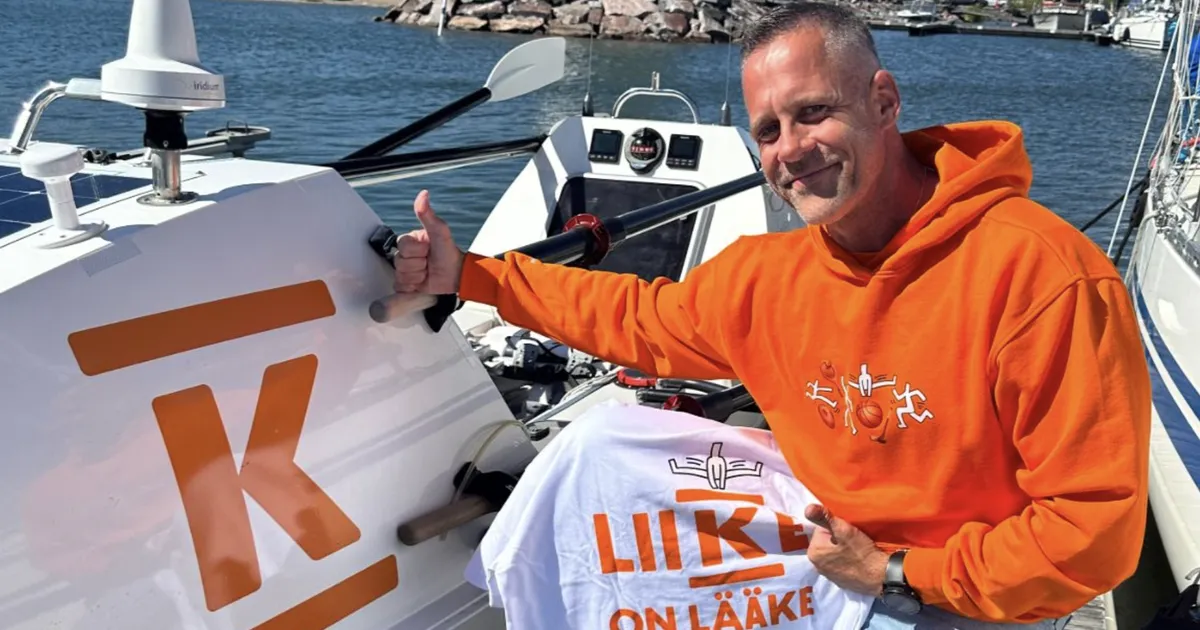 Üksinda üle Atlandi sõudnud soomlane sattus merehätta