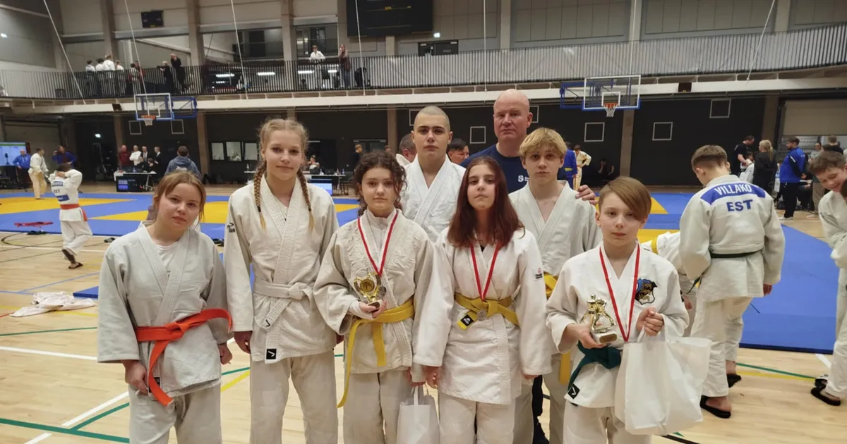 Saaremaa judokad naasid koju kuue medaliga