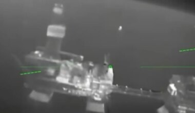 VIDEO ⟩ Ukraina droonid tegid Kaspia mere Vene naftaplatvormidel laastamistööd