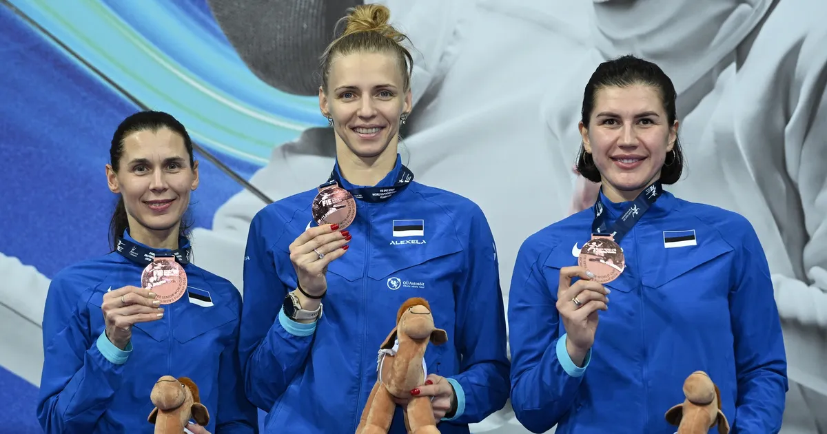 Värske vehklemise maailma edetabel on Eestile kaunis vaatepilt!