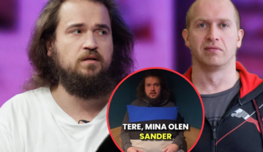 «Tegin saatusliku vea...» Sander Õigus istus diivanile ja palus Erik Orgult andestust perverdi-nalja eest