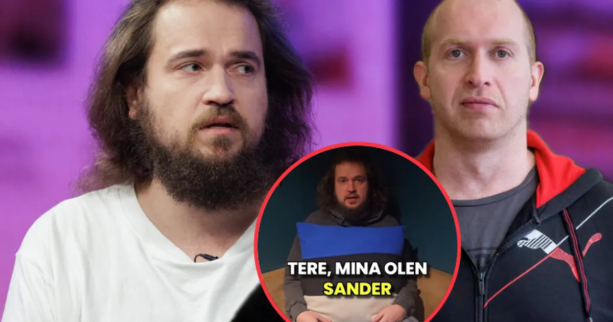 «Tegin saatusliku vea...» Sander Õigus istus diivanile ja palus Erik Orgult andestust perverdi-nalja eest