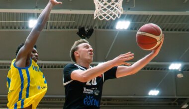 just suurepärase hoo leidnud Pärnu korvpallimeeskonna skooriliidri hooaeg lõppes