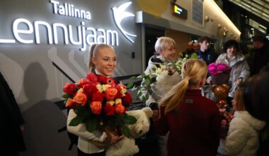 GALERII ⟩ Kahekordse Euroopa meistri Niina Petrõkina vastuvõtt Tallinna lennujaamas - Postimees Sport