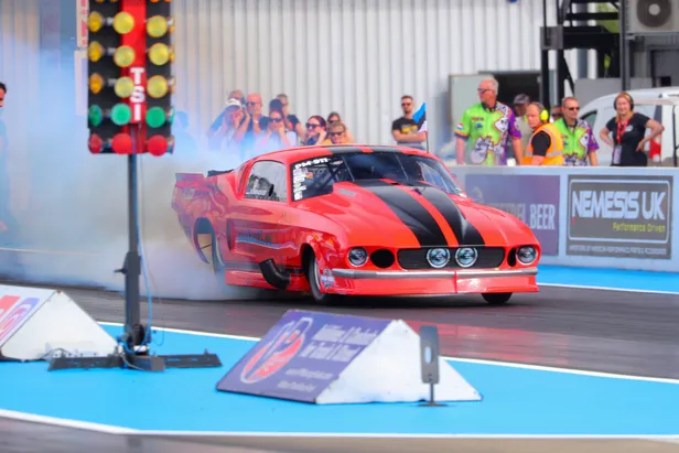 Andres Arnover kiirendusrajal.