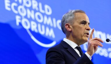 Kanada peaminister Carney Davosis: maailmakord on keset murrangut