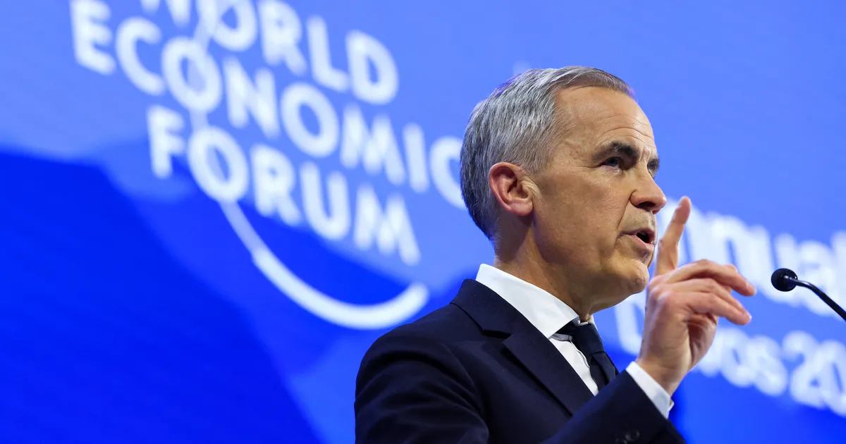 Kanada peaminister Carney Davosis: maailmakord on keset murrangut