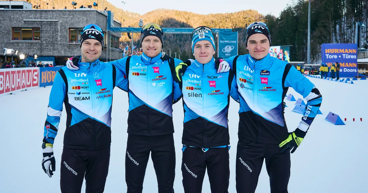 Vägeva sõidu teinud Eesti laskesuusameeskonda pärjati ägeda tunnustusega