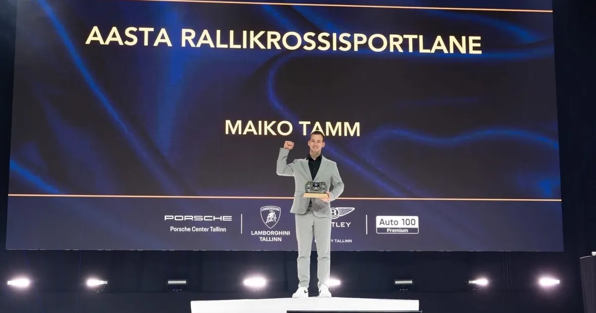 Aasta rallikrossisportlase tiitli sõitis välja Tõrva valla noormees