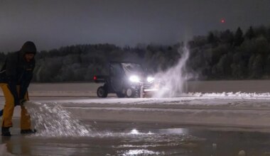 Rajameistrid aitasid vee järvejääle - sakala.postimees.ee