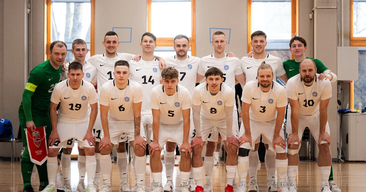 Eesti saalivutikoondis viigistas maavõistlusmängus Norraga