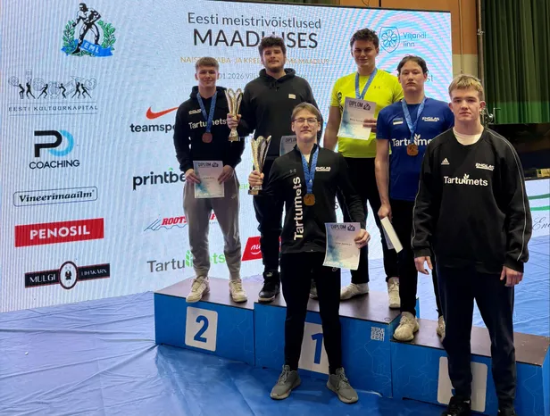 Meeskondlikult tulid Tartu Kalev-Englase maadlejad Kreeka-Rooma maadluses kolmandale kohale.