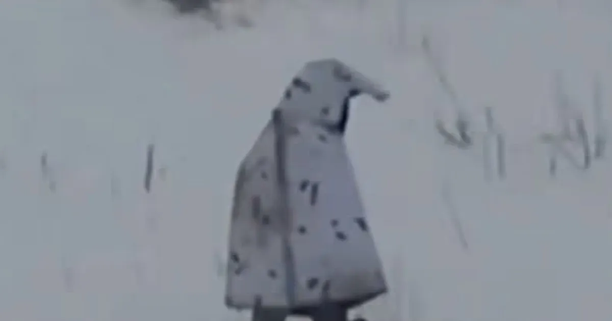 pingviiniks maskeerunud Vene sõdur püüdis drooni eest pääseda