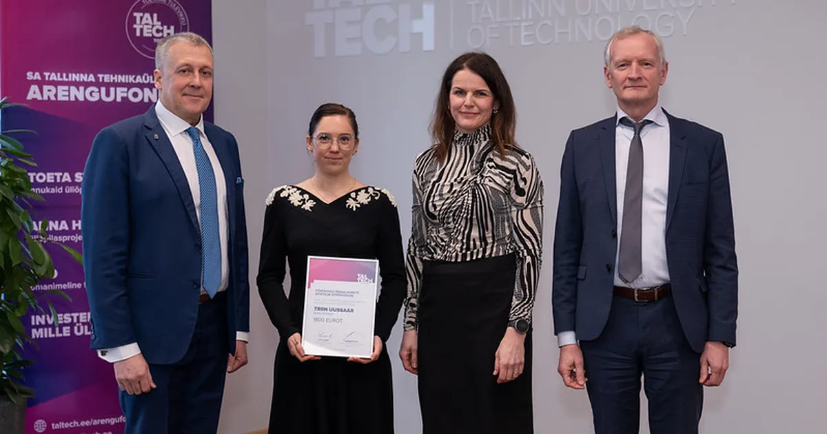 TalTech tunnustas põhikoolide reaalainete õpetajaid stipendiumidega