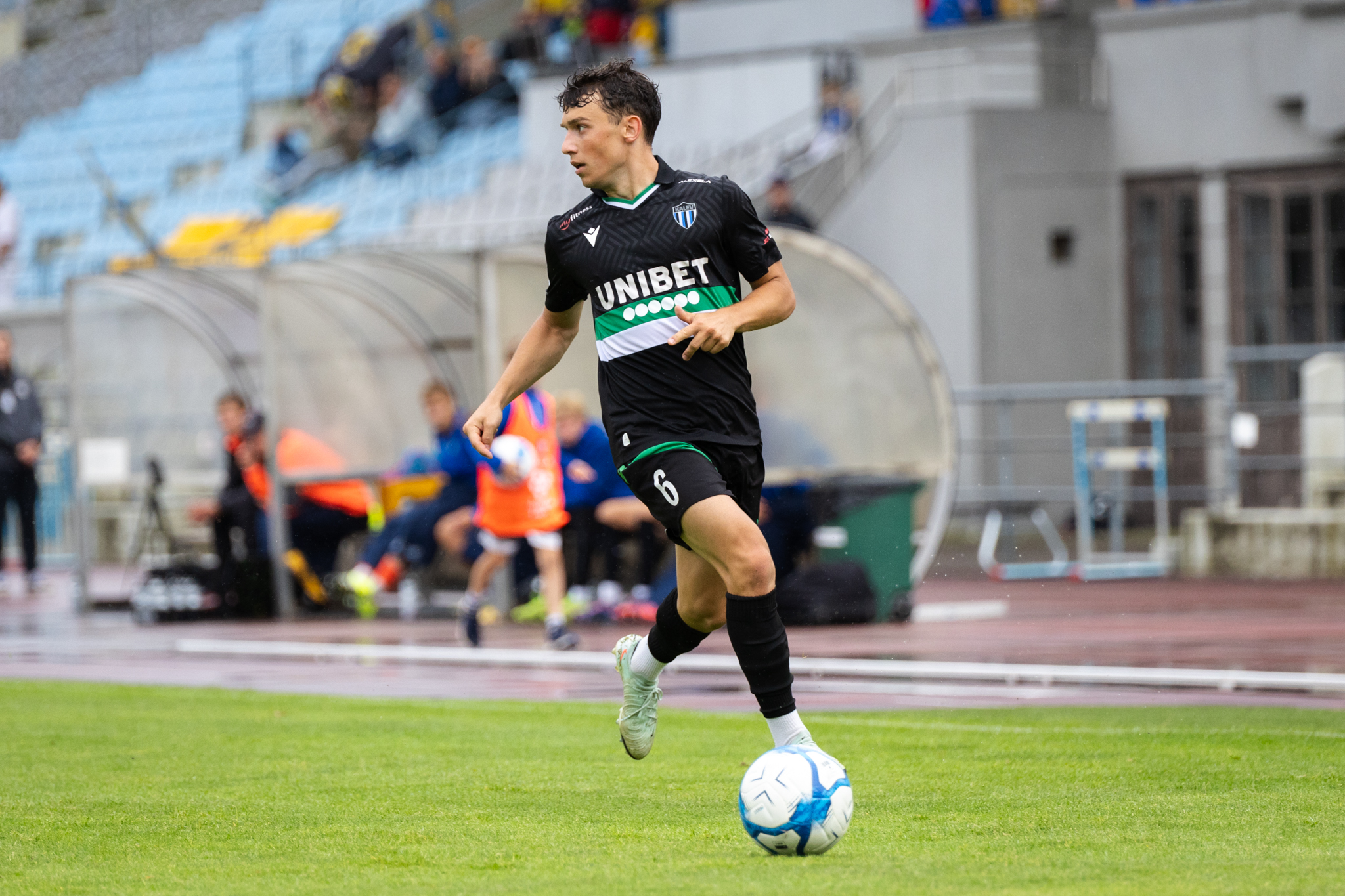 Hugo Palutajal on Tallinna Kalevi särgis kirjas üle saja mängu. Foto: Katariina Peetson / jalgpall.ee