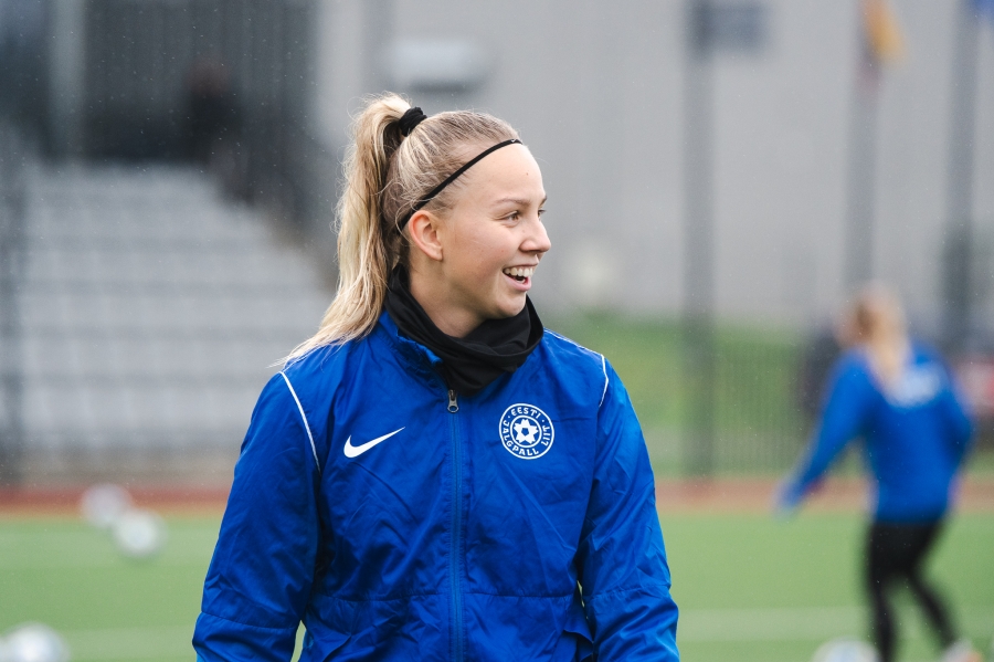 Kristina Teern on Itaalias hoo sisse saanud. Foto: Liisi Troska / jalgpall.ee