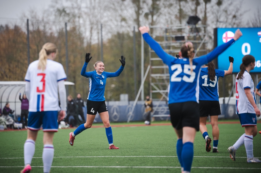 Koondis sai Balti turniiril alles kolmanda koha. Foto: Liisi Troska / jalgpall.ee