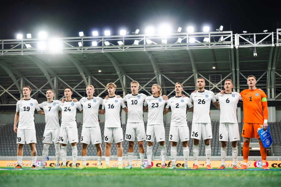 Eesti koondis lendab m&auml;rtsi l&otilde;pus Aafrikasse. Foto: Liisi Troska