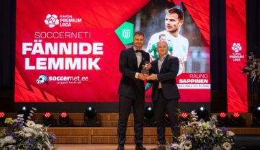 Rauno Sappinen - f&auml;nnide lemmik juba neljandat korda! Foto: Liisi Troska / jalgpall.ee