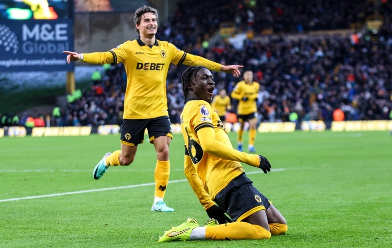 18-aastane Mateus Mane oli osaline k&otilde;igis kolmes Wolverhamptoni v&auml;ravas. Foto: Scanpix / Natalie Mincher / Sport Press Photo via ZUMA Press