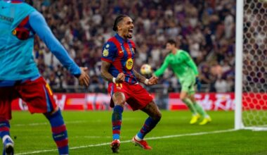 Sajandi poolajalõpuga  El Clasico  kaldus Raphinha löögist Barcelona kasuks