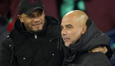 Kompany võrdlusest oma endise peatreeneriga: Pepiga ei ole võimalik end võrrelda, see on kaotatud lahing!