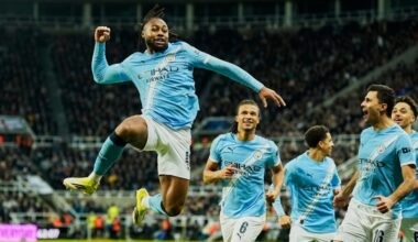 Antoine Semenyo on vaid &uuml;he n&auml;dalaga suurep&auml;raselt City meeskonda sulandunud. Foto: Scanpix / Dave Thompson / AP Photo