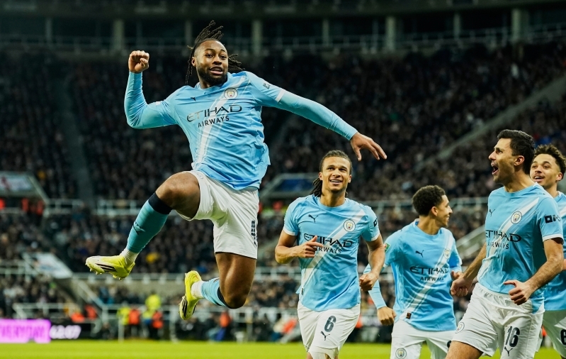 Antoine Semenyo on vaid &uuml;he n&auml;dalaga suurep&auml;raselt City meeskonda sulandunud. Foto: Scanpix / Dave Thompson / AP Photo