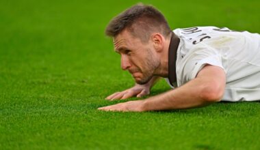 Karol Metsal ja St. Paulil libises viigipunkt viimasel hetkel k&auml;est. Foto: Scanpix / Ulrich Hufnagel / Picture Alliance / Witters