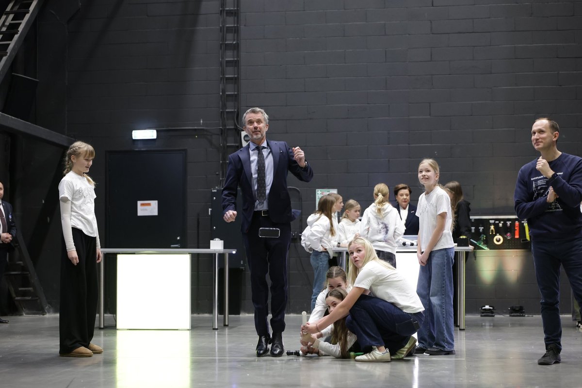 FOTOD | Taani kuningapaar läks Rakett69 teadusstuudios hoogu - Delfi