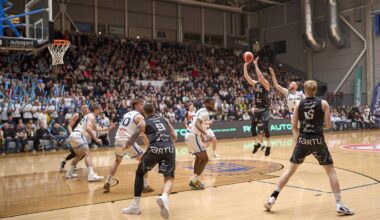 OTSEPILT JA FOTOD | Suur Tallinn-Tartu derbi: Kalev/Cramo võitis põnevusmängu avapoolaja viie punktiga