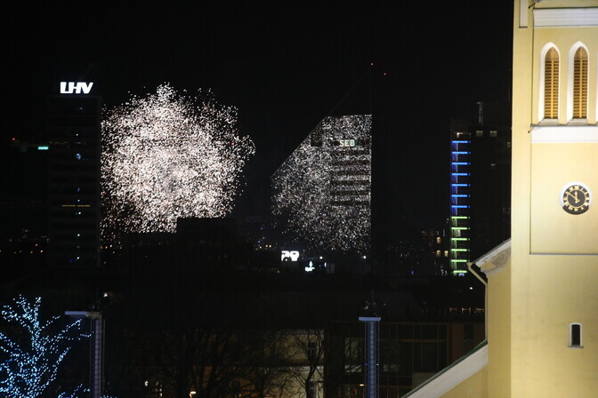 Galerii: aastavahetuse melu Tallinna kesklinnas | Eesti