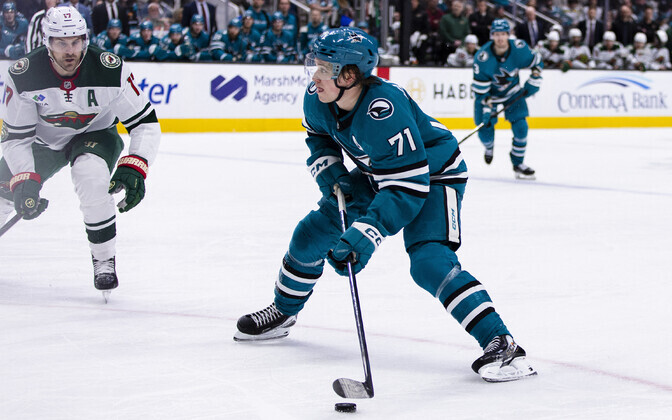 Celebrini tähistas olümpiale pääsemist värava ja väravasööduga | Jäähoki