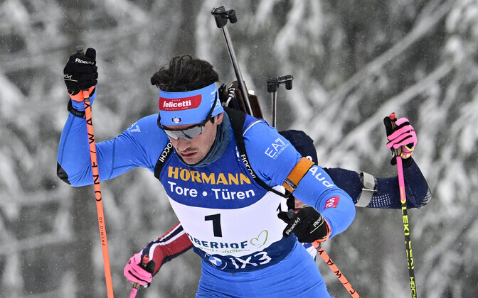 Giacomel võitis Oberhofis ka jälituse, Siimer tõusis 13 koha võrra | Laskesuusatamine