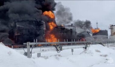 Ukraina droonirünnak süütas naftahoidla Volgogradi oblastis | Välismaa