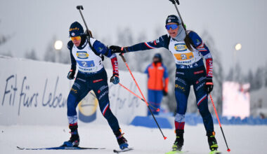 Prantslannad teenisid vägeva võidu, Eesti neliku sõit läks kehvasti | Laskesuusatamine