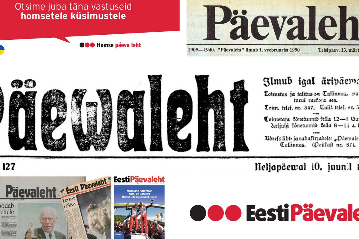 Urmo Soonvald: minevikku peab mäletama ja arvestama, aga otsused tuleb teha tuleviku nimel - Delfi Meedia sulgeb Eesti Päevalehe kaubamärgi