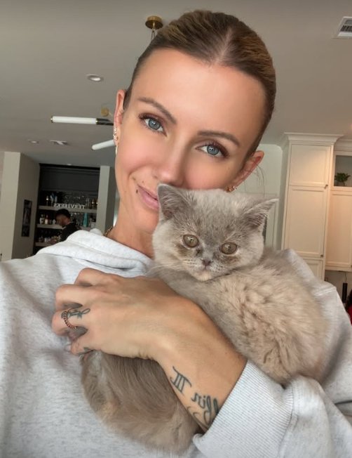 Grete Griffin koos uusima pereliikmega.