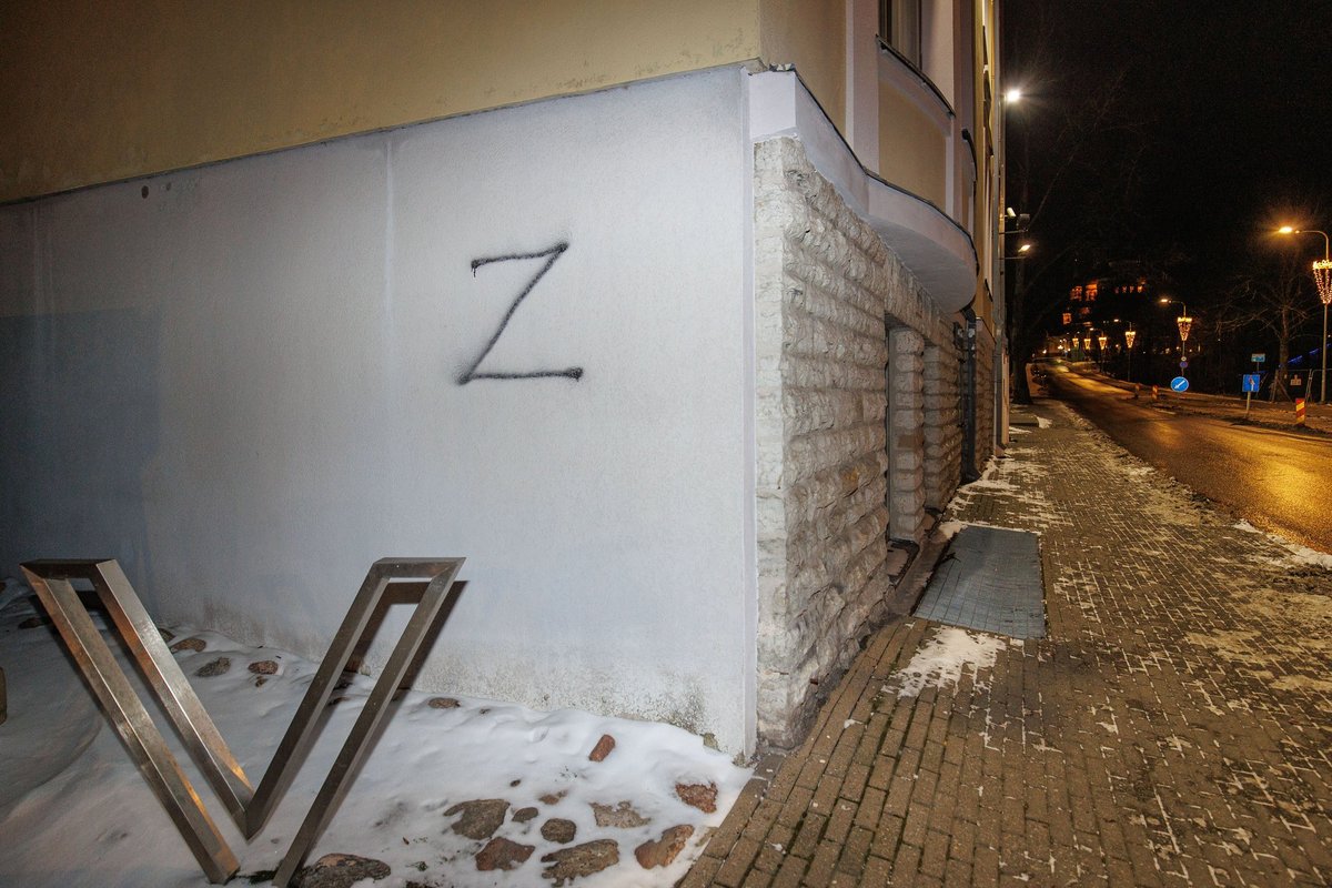 Kaitseliidu peastaabi hoonele Z-tähe sodinud mees tehti kindlaks