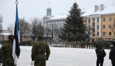 FOTOD | 1. jalaväebrigaad tähistas Narvas relvarahu aastapäeva