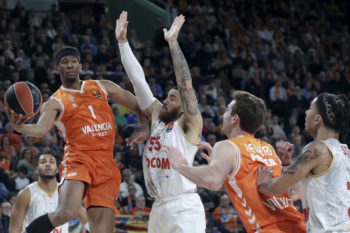 Euroliiga: Monaco alistas võõrsil lähirivaali Valencia, Dubai üllatas Fenerbahcet