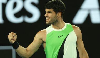 Maailma esinumber Carlos Alcaraz jõudis Austraalia lahtistel esimest korda poolfinaali
